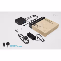 i-tec USB-C DP Dual HDMI Docking Station with Power Delivery 100 W + Universal Charger 100W - Vista aggiuntiva 5