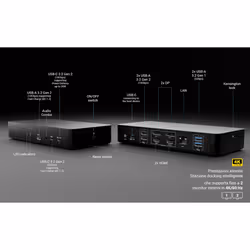 i-tec Universal Intelligent Dual Display Docking Station + Power Delivery 100W - Vista aggiuntiva 2