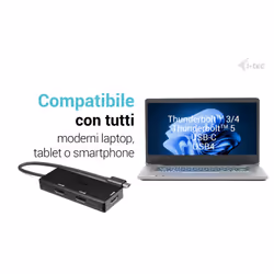 i-tec USB-C Triple 4K HDMI Video Adapter, Power Delivery 100W - Vista aggiuntiva 6