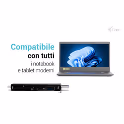 i-tec USB-C/USB-A Dongle SD, TF and 2x USB (1x USB-A, 1x USB-C) - Vista aggiuntiva 6