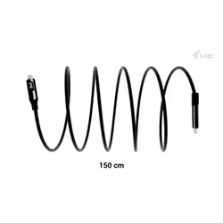 i-tec Thunderbolt 4/USB4 Class Pro Cable 240W with LCD (40 Gbps, 150 cm) - Vista aggiuntiva 3