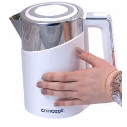 Concept RK3170 bollitore elettrico 1,7 L 2200 W Acciaio inox, Bianco - Vista aggiuntiva 5