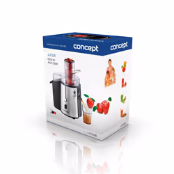 Concept LO7026 spremiagrumi Estrattore di succo 1000 W Nero, Acciaio inox