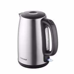 Concept RK3260, 1,7 L, 2200 W, Acciaio inox, Acciaio inox, Indicatore del livello dell'acqua, Senza filo