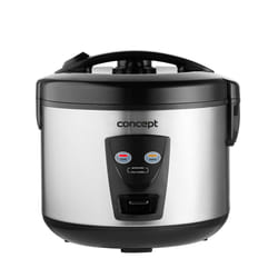 Concept RE2020 pentola a vapore 2 cestello/i Libera installazione 650 W Nero, Acciaio satinato