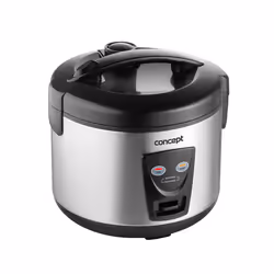 Concept RE2020 pentola a vapore 2 cestello/i Libera installazione 650 W Nero, Acciaio satinato