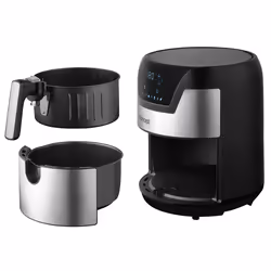 Concept FR3500 friggitrice Singolo 3,5 L Indipendente 1500 W Friggitrice ad aria calda Nero, Metallico