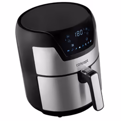 Concept FR3500 friggitrice Singolo 3,5 L Indipendente 1500 W Friggitrice ad aria calda Nero, Metallico