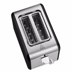 Concept TE2050 2 fetta/e 950 W Nero, Acciaio inox