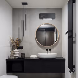 Concept QH4100 stufetta elettrica Interno Grigio 2000 W Riscaldatore ambiente elettrico con ventilatore