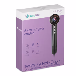 TrueLife HairDryer D9 asciuga capelli 1600 W Nero - Vista aggiuntiva 2