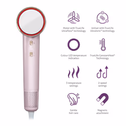 TrueLife HairDryer D6 asciuga capelli 1600 W Rosa - Vista aggiuntiva 5