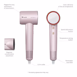 TrueLife HairDryer D6 asciuga capelli 1600 W Rosa - Vista aggiuntiva 7