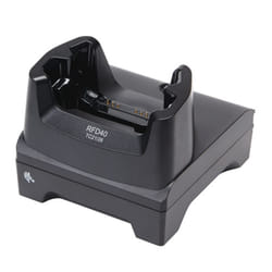 Zebra CRD1S0T-RFD40-EC5X-COM-1R Caricabatterie per dispositivi mobili Computer portatile, Lettore RFID Nero AC Interno