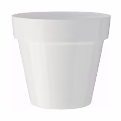 No Brand - Vaso standard, 12 cm, colore bianco
