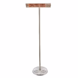 Lampada Riscaldante da Esterno Haumea, Argento, Inox, 60,5x200x50 cm, BIMAR