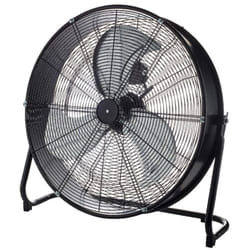 Ventilatore da Pavimento Vento, Metallo, Nero, 72,8x70x24,3 cm