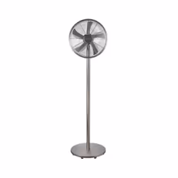 Ventilatore Piantana 40 Cm In Metallo Spazzolato Nichel Questo ventilatore a Piantana è la soluzione perfetta per rinfrescare ...