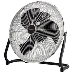Ventilatore da Pavimento Bacio, Metallo, Argento, Nero, 55x54x18 cm