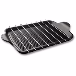 Brochette Grill è la piastra facile ed innovativa, da utilizzare sia su barbecue che su gas o in forno. Realizzata all'intern ...
