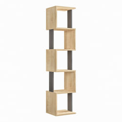 Woody Fashion Piri Mensola per scaffale Libera installazione Truciolato Antracite, Legno