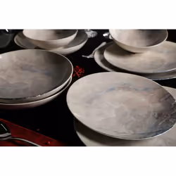 Hermia GBSATN24Y410050 servizio da tavola 24 pz Porcellana Multicolore