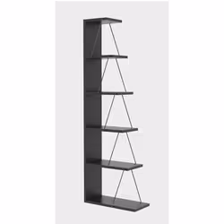 Woody Fashion 854KLN3609, Mensola modulare, Libera installazione, Metallo, Truciolato, Antracite, Universale, 5 ripiani