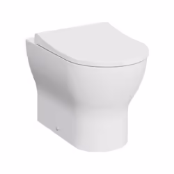 Wc rimless senza brida in ceramica bianca di Vitra Sanitari modello Mia Round Il vaso wc rimless senza brida di Vitra Sanitar ...