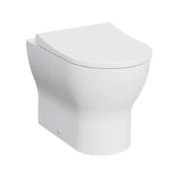 Wc rimless Mia Round a terra design tondo Vitra Sanitari