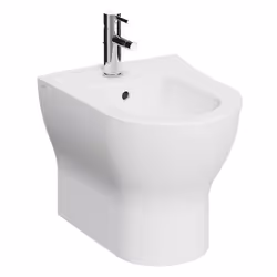Bidet filo parete a terra in ceramica bianca modello Mia Round di Vitra Sanitari Il bidet Mia Round è un sanitario realizzato ...