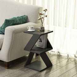 Woody Fashion Albeni Tavolino Forma quadrata 1 gamba/gambe