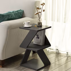 Woody Fashion Albeni Tavolino Forma quadrata 1 gamba/gambe - Vista aggiuntiva 4