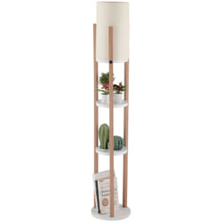 Hanah Home - Lampada con 3 ripiani rotondi H135 cm - circle