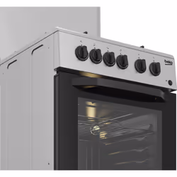 Beko CSS42014FS cucina A Elettrico Gas Nero, Argento - Vista aggiuntiva 5