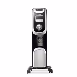 Beko RHO8122T stufetta elettrica Interno Nero 2000 W Riscaldatore ambiente elettrico a olio