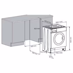 Beko WITC7612B0W lavatrice Caricamento frontale 7 kg 1200 Giri/min Bianco - Vista aggiuntiva 5