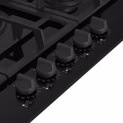 Beko HILW 75325 SDX piano cottura Nero Da incasso 75 cm Gas 5 Fornello(i) - Vista aggiuntiva 4
