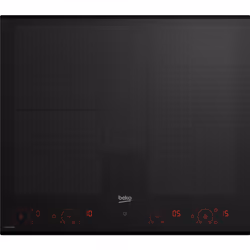 Beko HII 68811 NT, Nero, Da incasso, 58 cm, Piano cottura a induzione, 8 Fornello(i), 8 Fornello(i)
