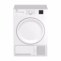 Beko DCU 8230 N, Libera installazione, Caricamento frontale, Condensa, Bianco, Pulsanti, Manopola, Destra
