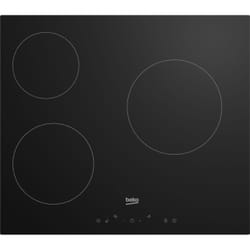 Beko HIC63400 piano cottura Nero Da incasso 60 cm Piano cottura a induzione 3 Fornello(i)