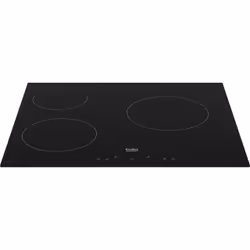 Beko HIC63400 piano cottura Nero Da incasso 60 cm Piano cottura a induzione 3 Fornello(i)