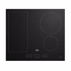 Beko HII64200FMT, Nero, Da incasso, 60 cm, Piano cottura a induzione, 4 Fornello(i), 4 Fornello(i)