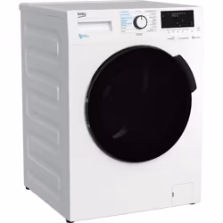 Beko WDW75141 Steam1, Caricamento frontale, Libera installazione, Bianco, Sinistra, Nero, Nero