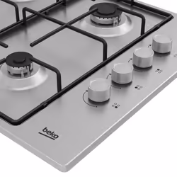 Beko HIGG641C3SX Acciaio inox Da incasso 60 cm Gas 4 Fornello(i) - Vista aggiuntiva 4
