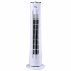 Beko EFW5100W, Ventilatore a torretta, Bianco, Pavimento, 62 dB, 10 m³/h, Pulsanti, Manopola