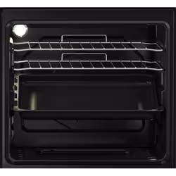 Beko PF335325DX cucina Gas Nero, Acciaio inox