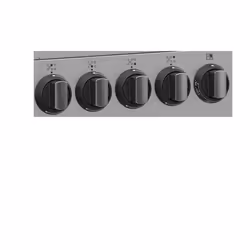 Beko PF335325DX cucina Gas Nero, Acciaio inox - Vista aggiuntiva 5