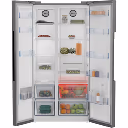 Beko GN1603140XBN frigorifero side-by-side Libera installazione 580 L E Acciaio inox - Vista aggiuntiva 4