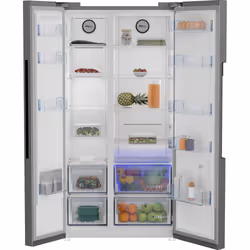 Beko GN1603140XBN frigorifero side-by-side Libera installazione 580 L E Acciaio inox - Vista aggiuntiva 5