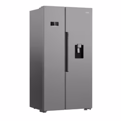 Beko GN163241DXBN, Libera installazione, Porta americana, Acciaio inox, LCD, Sulla porta, R600a